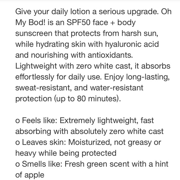 Everyday Humans Oh My Bod! Sunscreen lotion - Picture 8 of 8